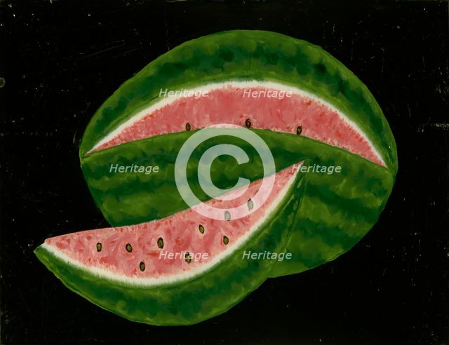 Watermelon, mid 19th century. Creator: Unknown.