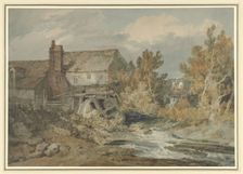 Watermill near a Flowing Brook, 1795-1797. Creator: JMW Turner