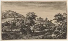 Watermill at the Foot of a Hill. Creator: Anthonie Waterloo