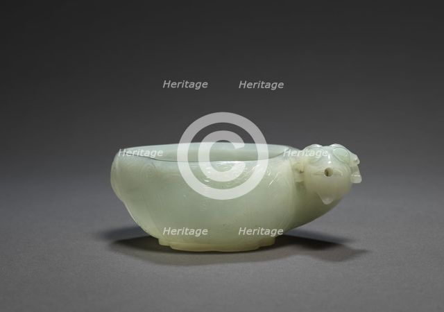 Waterpot with Ram's Head Spout, 1700s. Creator: Unknown.