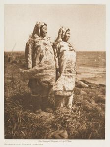 Waterproof Parkas, Nunivak, 1928. Creator: Edward Sheriff Curtis