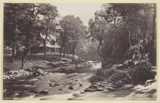 Watersmeet, The Cottage and Streams, 1860/94. Creator: Francis Bedford