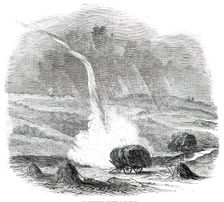 Waterspout at New Galloway, 1850. Creator: Unknown