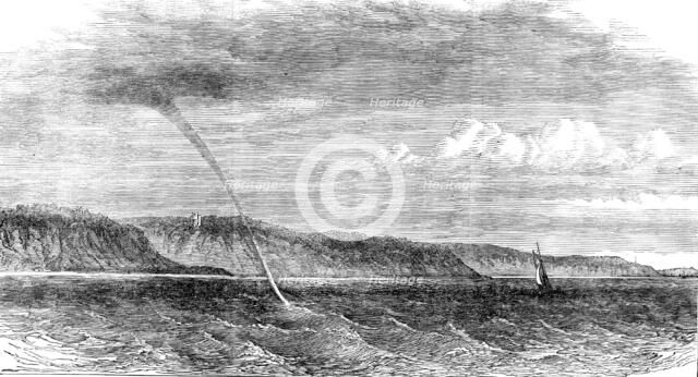 Waterspout seen between Bournemouth and Poole, 1871. Creator: Unknown.