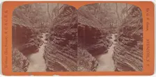 Watkins Glen Scenery, Shadow Gorge, c. 1860. Creator: George F. Gates