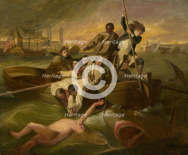 Watson and the Shark, ca. 1778. Creator: After John Singleton Copley (American, Boston, Massachusetts 1738-1815 London).