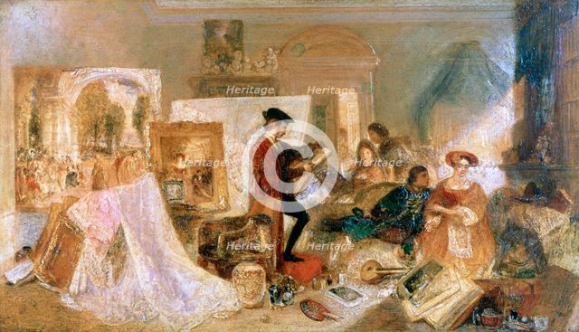 'Watteau Study by Fresnoy's Rules', 1831. Artist: JMW Turner