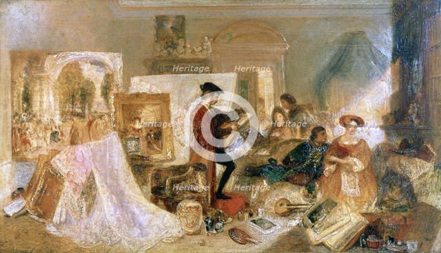 'Watteau Study by Fresnoy's Rules', 1831. Artist: JMW Turner