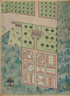 Watts Estate and Garden, c. 1936. Creator: Helen Miller