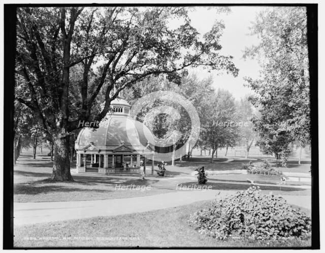 Waukesha, Wis., Bethesda Springs from gate, c1898. Creator: Unknown.