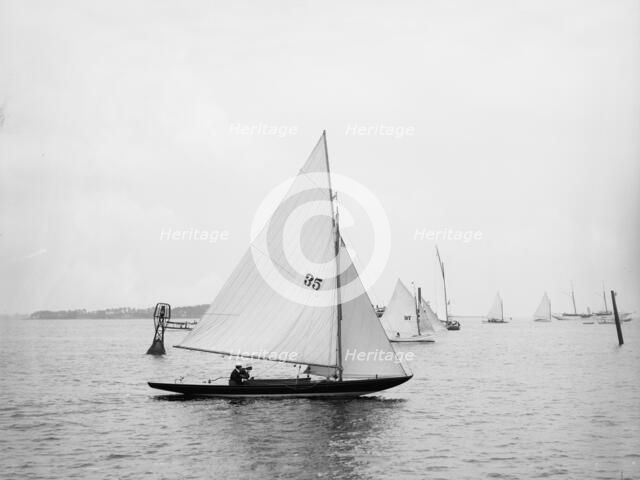 Wave (1-rater), 1894 Aug 4. Creator: John S Johnston.