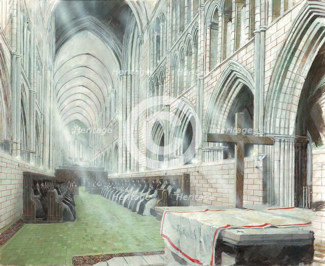 Waverley Abbey, c13th century, (c1990-2010) Artist: Ivan Lapper.