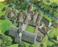 Waverley Abbey, Farnham, Surrey, c1990-c2005. Artist: Ivan Lapper