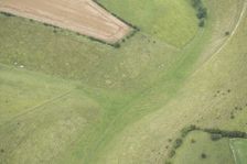 Waves and Time earth sculpture by Chris Drury, Wolds Way, Thixendale, North Yorkshire, 2017. Creator: Historic England Staff Photographer