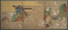 Waves at Matsushima, 17th century. Creator: Sôtatsu