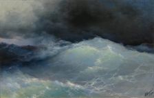 Waves on the high seas, 1898. Creator: Aivazovsky, Ivan Konstantinovich (1817-1900)