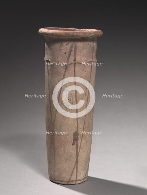 Wavy-Handled Jar, 4000-3000 BC. Creator: Unknown.