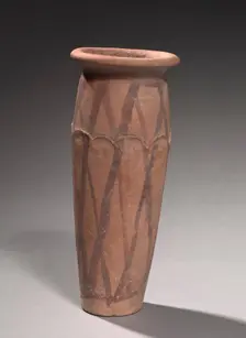 Wavy-Lined Jar, 4000-3000 BC. Creator: Unknown