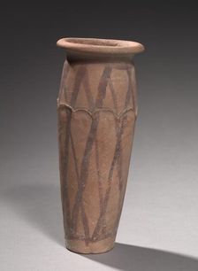 Wavy-Lined Jar, 4000-3000 BC. Creator: Unknown