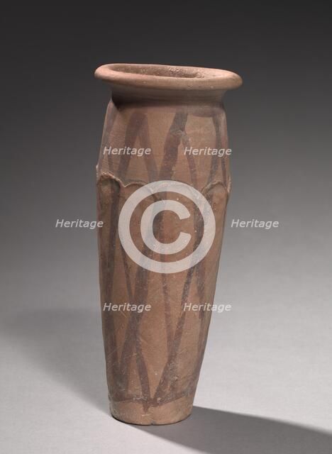Wavy-Lined Jar, 4000-3000 BC. Creator: Unknown.