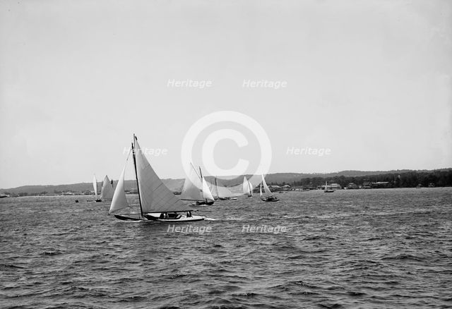 Wawa, start of 30s, N.Y.Y.C. [New York Yacht Club], 1896 June 11. Creator: John S Johnston.