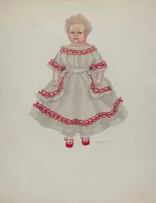 Wax Doll, c. 1936. Creator: Mary E Humes