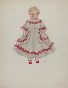 Wax Doll, c. 1936. Creator: Mary E Humes