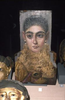 Wax portrait from Antinoe, 2nd century