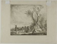 Wayfarer's Camp, 1730. Creator: Christian Wilhelm Ernst Dietrich