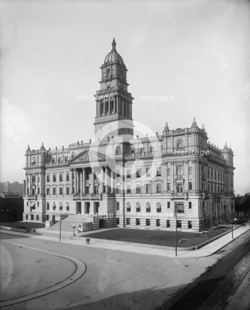 Wayne County Building, Detroit, Mich., between 1902 and 1910. Creator: Unknown.