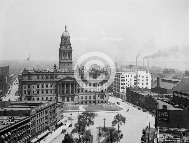Wayne County Building, Detroit, Mich., between 1902 and 1920. Creator: Unknown.