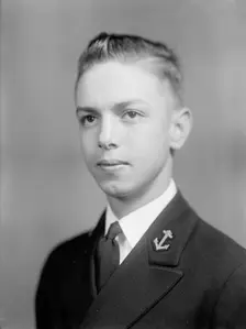 Wayne M. Brown, Midshipman - Portrait, 1933. Creator: Harris & Ewing