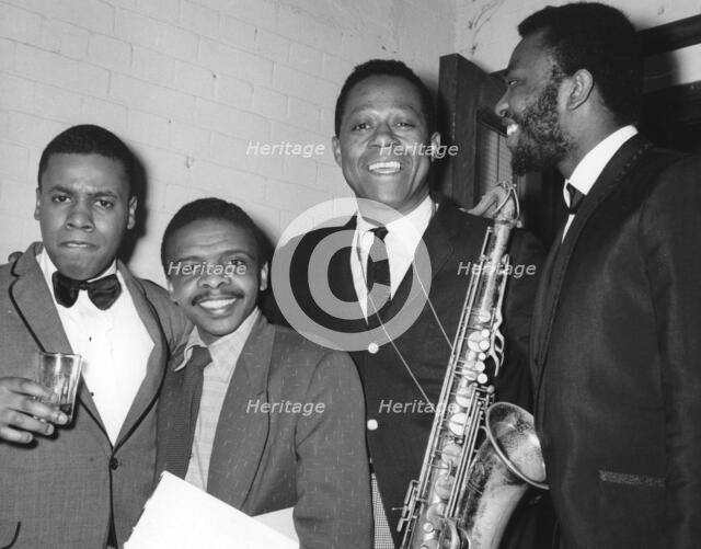 Wayne Shorter and Charlie Rouse, London, 1961. Creator: Brian Foskett.