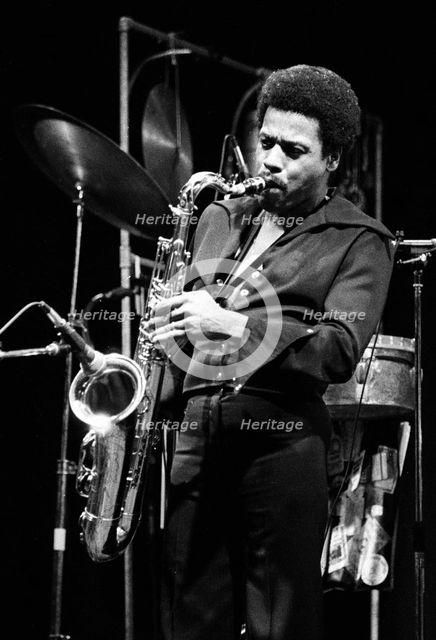 Wayne Shorter, London, 1976. Artist: Brian O'Connor.