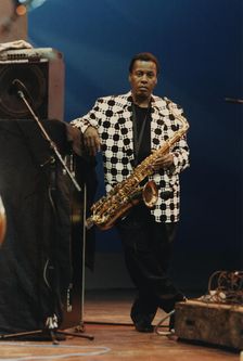 Wayne Shorter, North Sea Jazz Festival, Netherlands, 1992. Creator: Brian Foskett