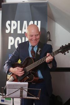 Wayne Wilkinson, Splash Point Jazz Club, Plough Inn, Rottingdean, East Sussex, UK, 17 May 2019. Creator: Brian O'Connor