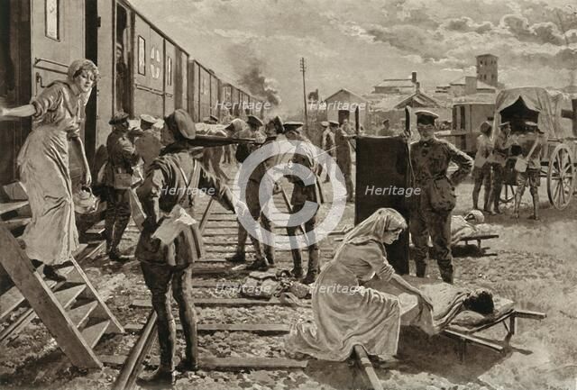 'Wayside Calvary in France', 1916. Creator: Unknown.