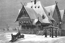 Wayside Inn in Russia; A Journey on the Volga 1875. Creator: Nicholas Rowe