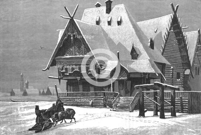 'Wayside Inn in Russia; A Journey on the Volga', 1875. Creator: Nicholas Rowe.