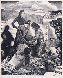 Wayside Laundry, 1935. Creator: Tom Chadwick