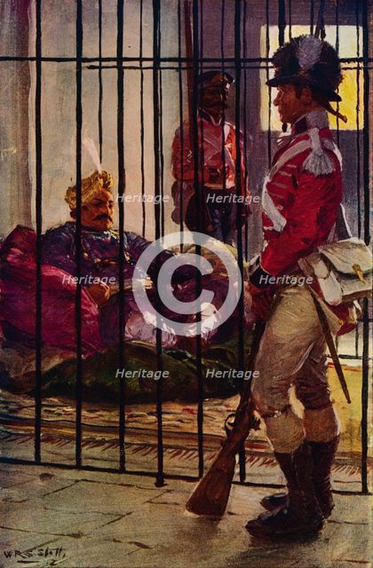 'Wazir Ali in Prison', c1799 (c1912). Artist: Unknown.