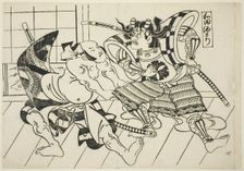Wada’s Banquet (Wada sakamori), from the series "Famous Scenes from Japanese...c.1705/06. Creator: Okumura Masanobu