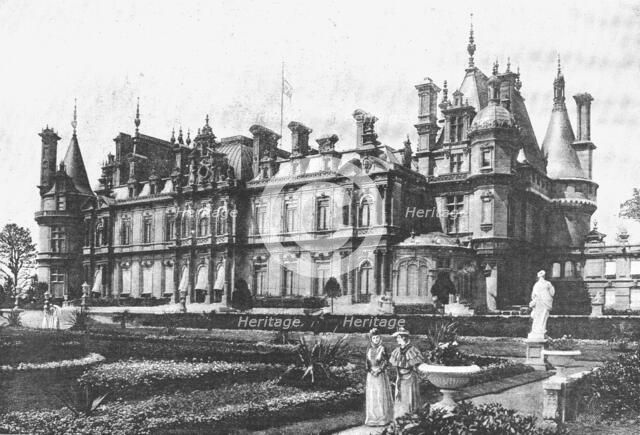 ''Waddesdon Manor, The Country Seat of Baron Ferdinand De Rothschild to which The Queen has just pai Creator: Unknown.