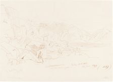 Wady Mokatteb, 1849. Creator: Edward Lear