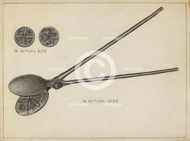 Wafer Iron, 1936. Creator: Raymond Manupelli.
