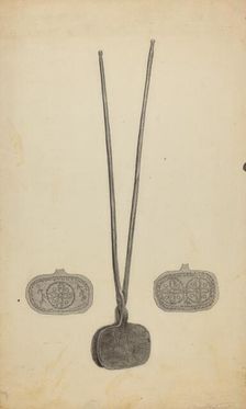 Wafer Irons, 1935/1942. Creator: Bernard Westmacott