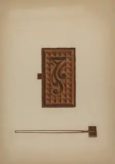 Waffle Iron, c. 1941. Creator: Ralph Russell