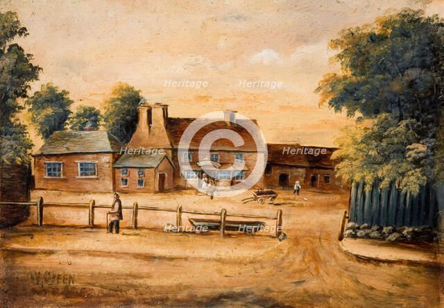 Waggon and Horses Inn, Handsworth, 19th century.  Creator: W. Green.