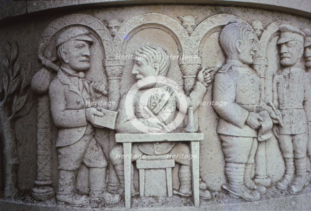 Waggoners Memorial, Sledmere, East Yorkshire, England, 20th century.