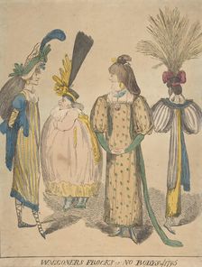 Waggoners Frocks or No Bodys of 1795, August 4, 1795. Creator: Anon